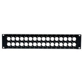 Hubbell PAV16 Pro-AV Panel Mount Patch (Unloaded)